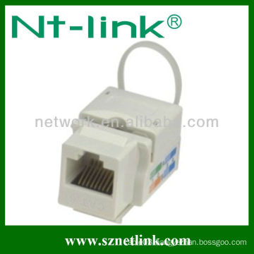 Cat6 RJ45 Keystone Jack with Cable Tie